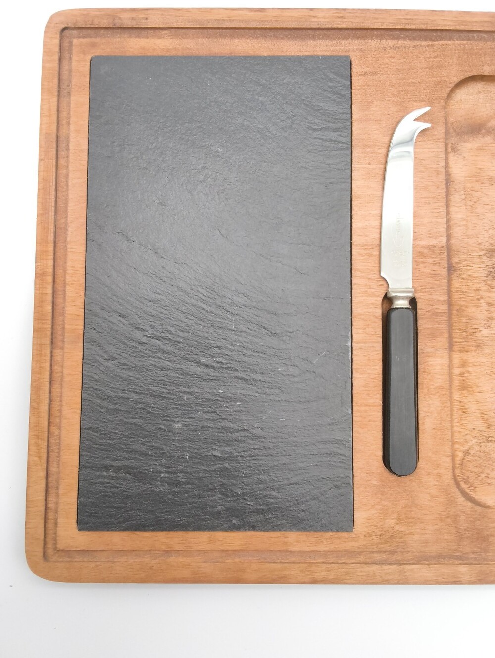 Vintage Baribocraft Maple Cheese Board Slate Slabs in Original Box - Picture 7 of 12